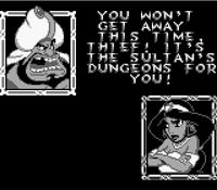 une photo d'Ã©cran de Aladdin sur Nintendo Game Boy